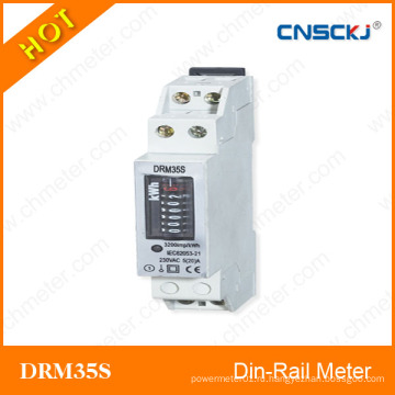 (DRM35S) Однофазный счетчик ватт-часов DIN-RAIL с CE cetification